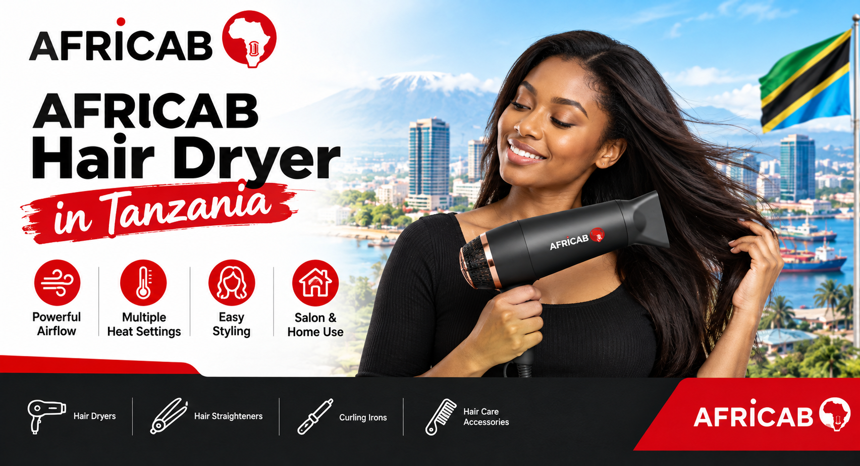 AFRICAB Hair Dryer in Tanzania | Reliable Hair Dryers