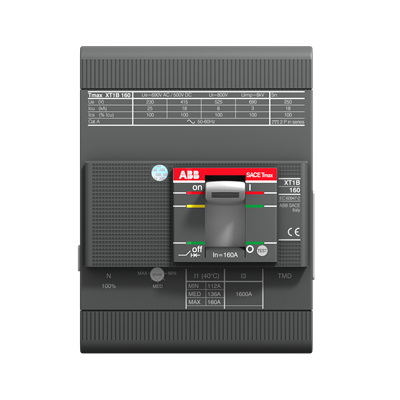 ABB MCCB 4P 4P,80A,25Ka Fix [Xt]