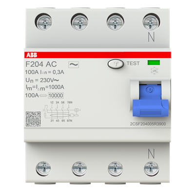 ABB RCCB 4Pole RCCB, 100A/300Ma