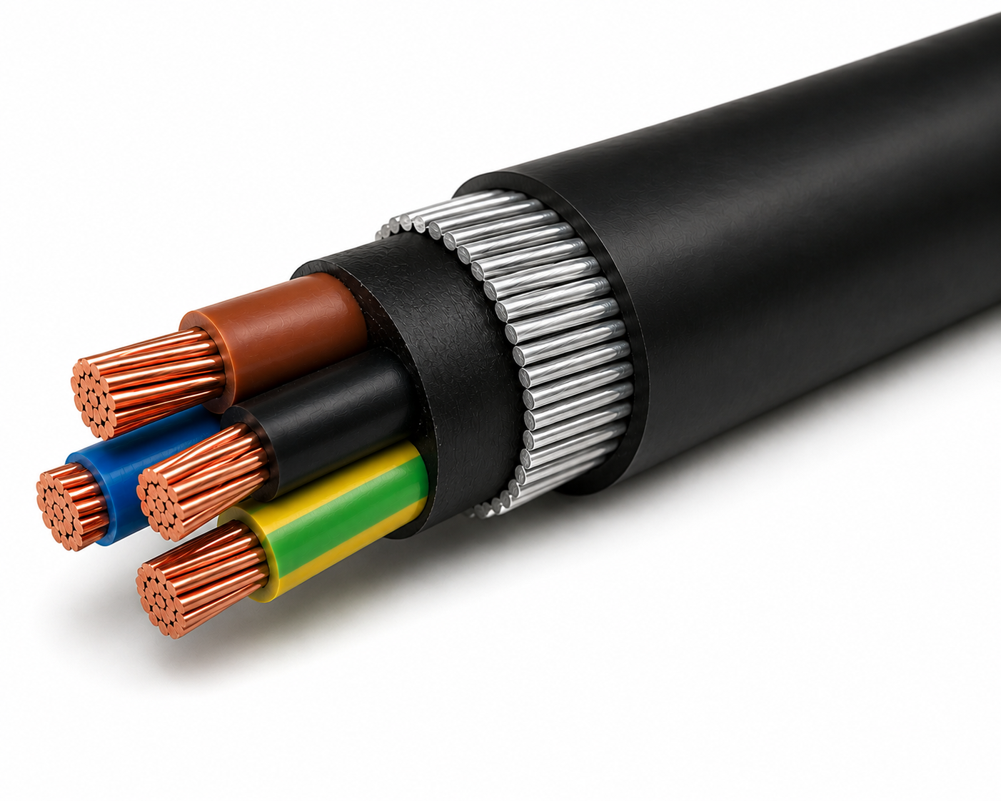 Armoured Cable 185 mm X 4 Core CU / XLPE / PVC / SWA / PVC