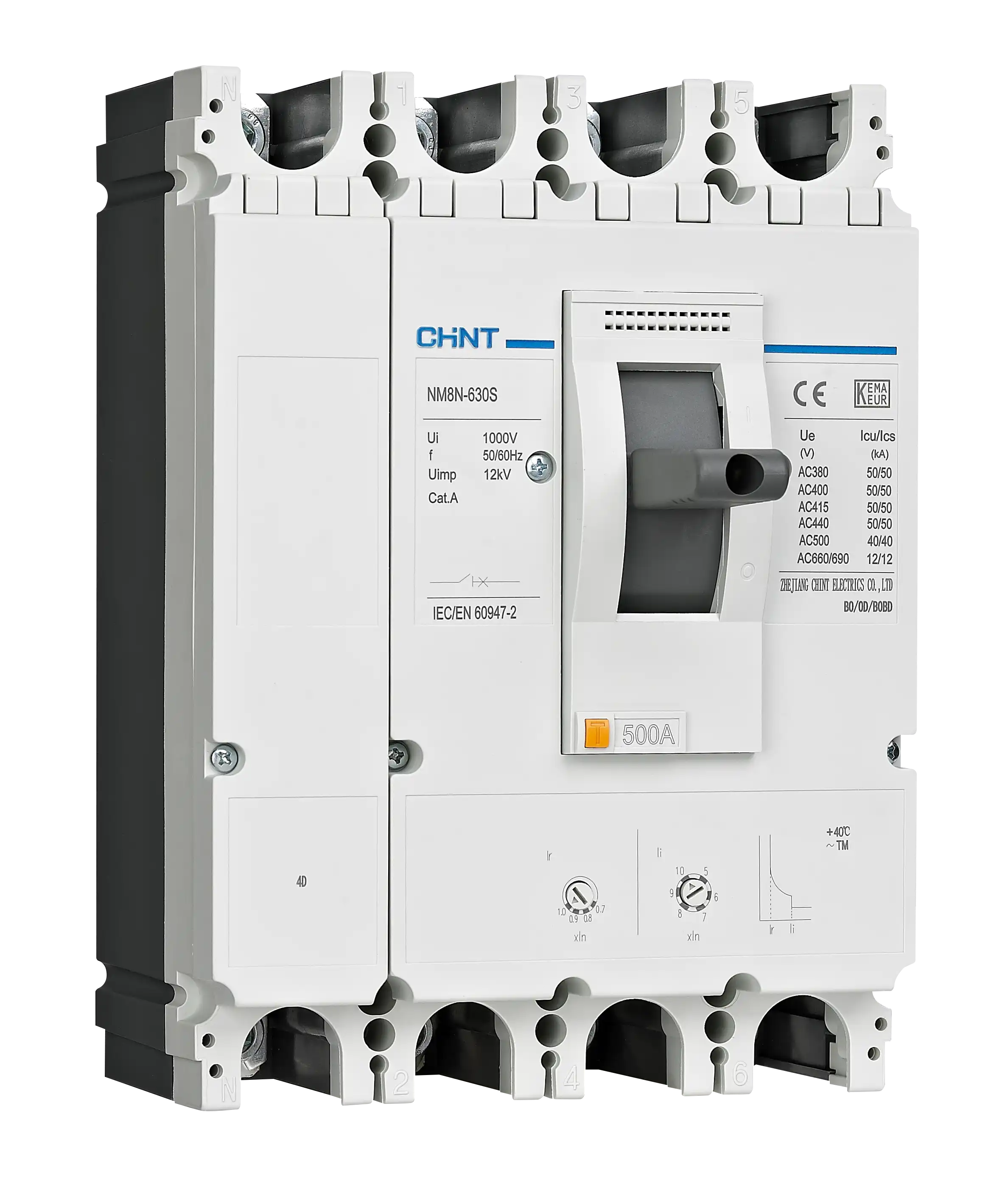 CHINT MCCBs  Nm8N-1600S Em 1000 4C 4P