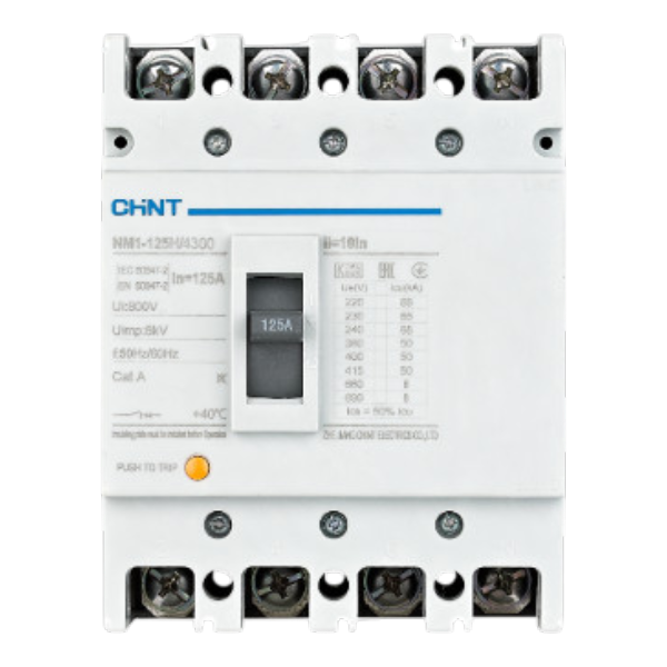 CHINT MCCBs  Nm1-125H/4300 125A 4P
