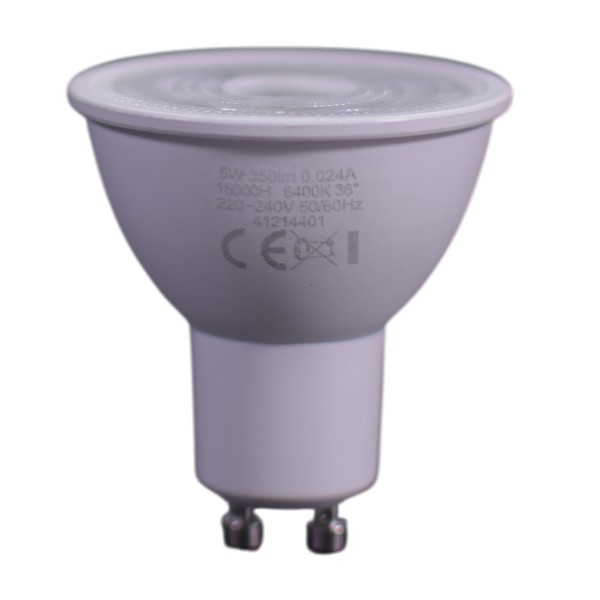 GU10 LED Bulb 5 W Cool White 6400 K