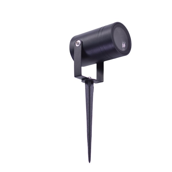 GU10 Spike Garden Light Black Aluminium