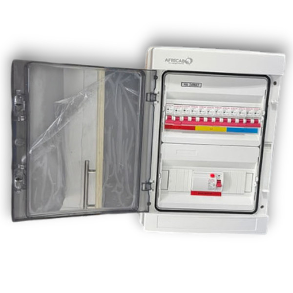 Africab Distribution Boards 4Way Plastic
