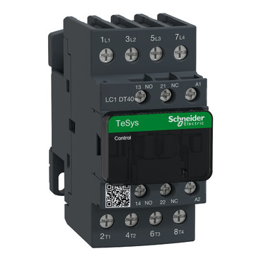 SCHNEIDER Contactor 40A Ac1 4P 240V~Nonc